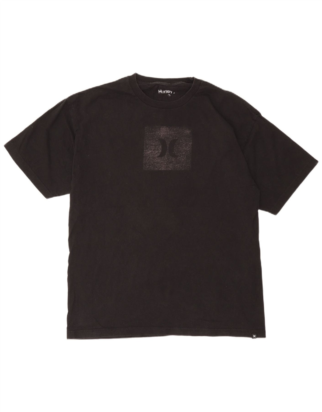 Ανδρικό γραφικό T-Shirt Hurley Top Large Μαύρο