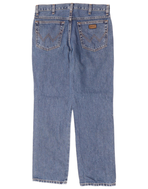 Wrangler Ανδρικό Texas Straight Jeans W34 L30 Μπλε βαμβακερό