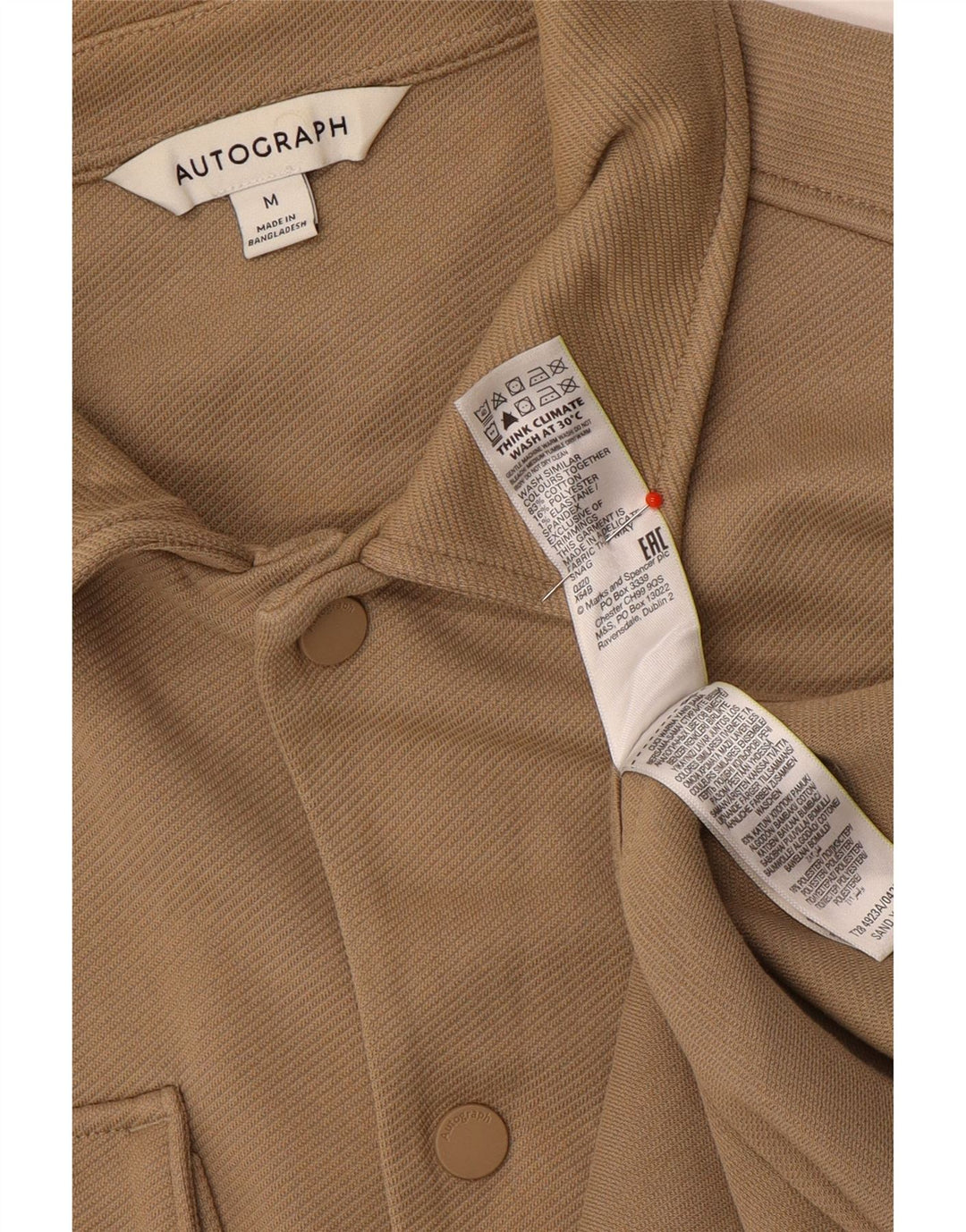 Autograph Ανδρικό Utility Jacket UK 38 Medium Beige Βαμβακερό