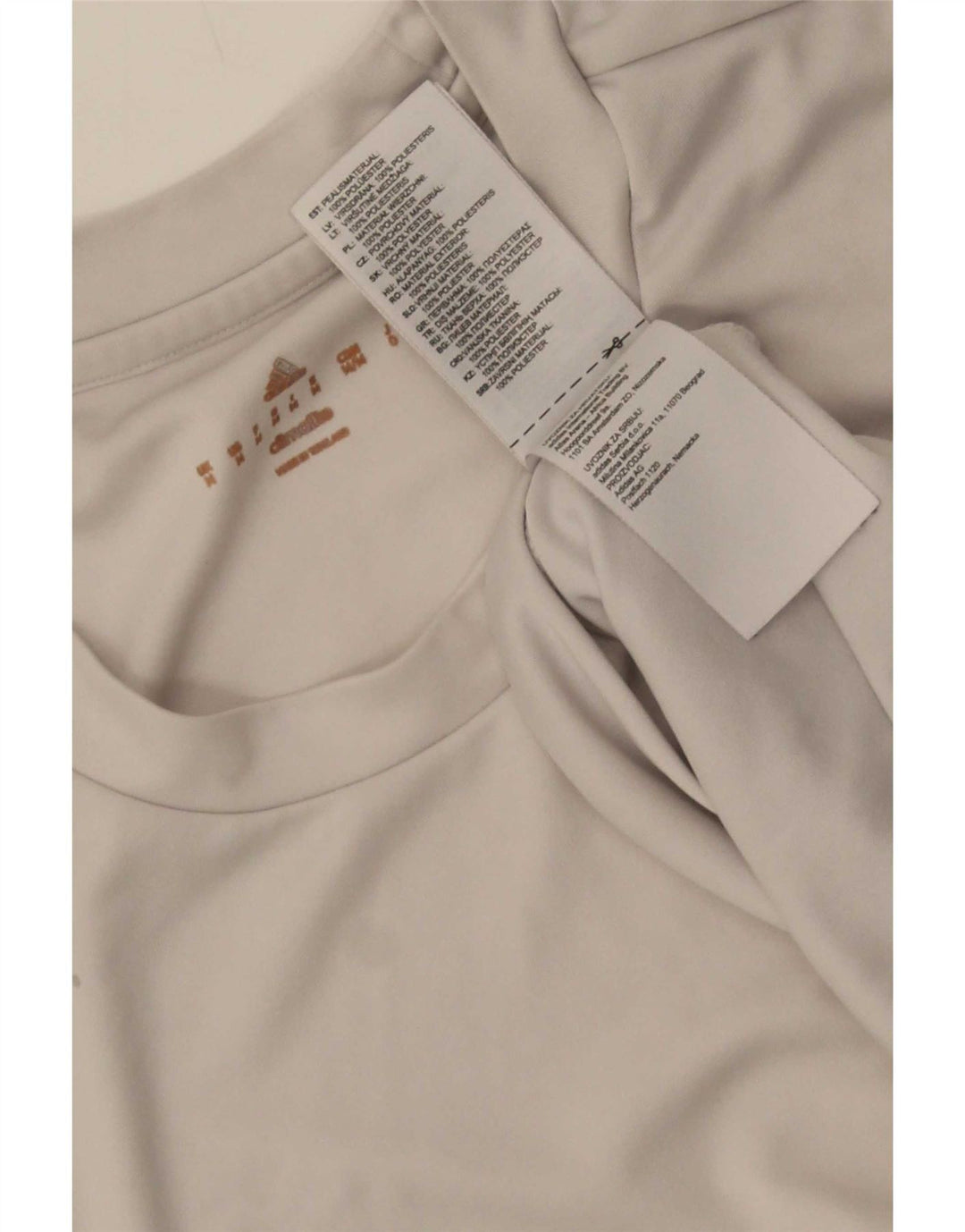 Ανδρικό T-Shirt Climalite Adidas Top Medium White Polyester