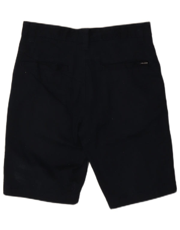 Volcom Mens Chino Shorts W30 Medium Navy Blue Cotton