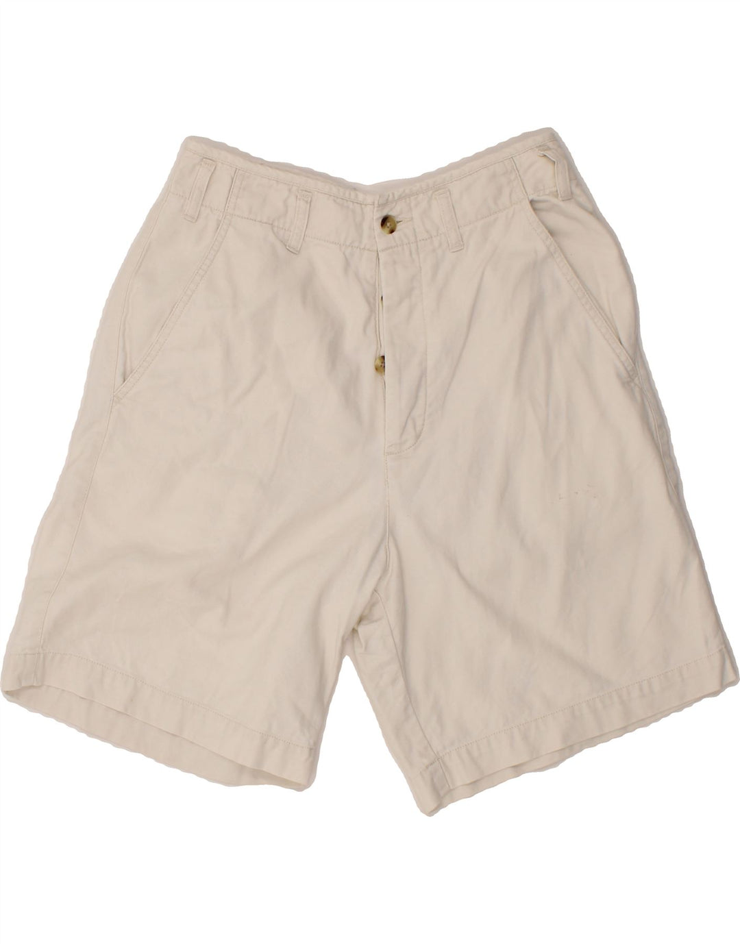 EDDIE BAUER Womens Chino Shorts US 8 Medium W28 White Cotton Vintage Eddie Bauer and Second-Hand Eddie Bauer from Messina Hembry 