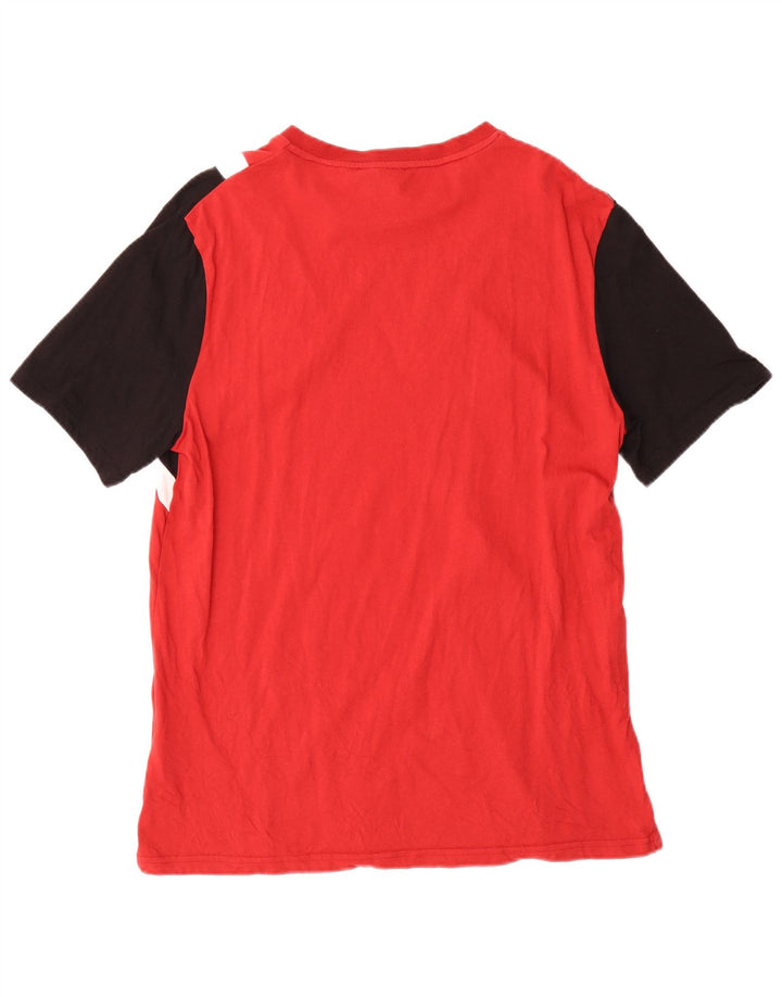 Ανδρικό T-Shirt Lyle & Scott Τοπ μεσαίου κόκκινου χρώματος βαμβακερό