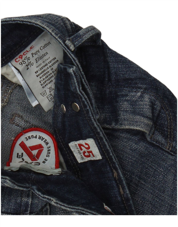 Cycle Γυναικείο Skinny Jeans W25 L31 Μπλε βαμβακερό