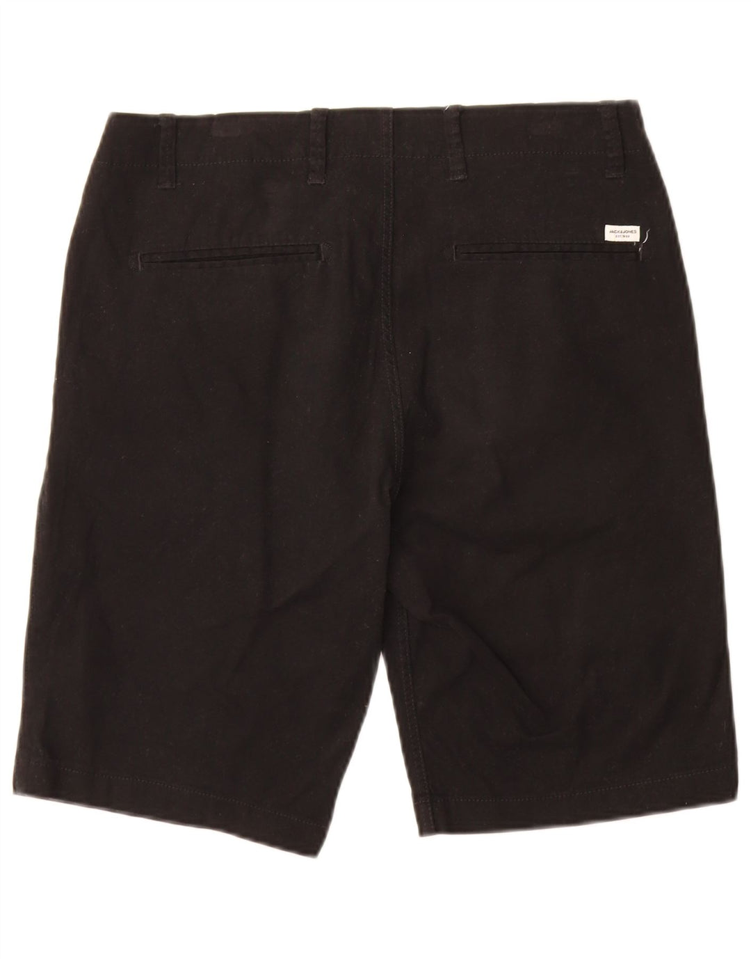 JACK & JONES Ανδρικό σορτς Chino Medium W32 Μαύρο βαμβακερό