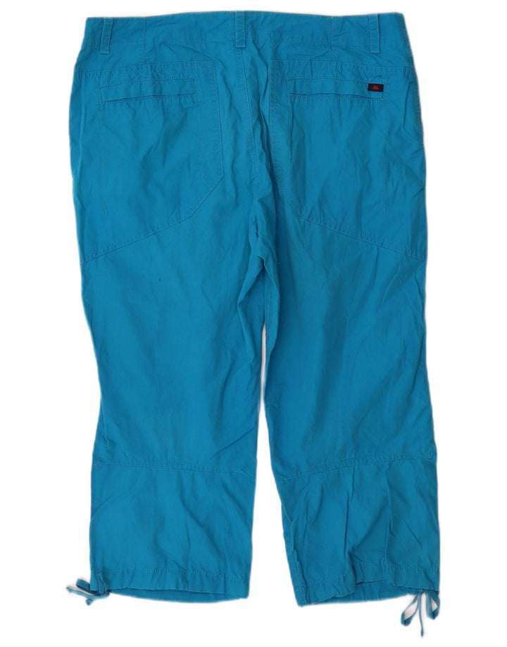 KAPPA Γυναικείο Παντελόνι ίσιο Κάπρι Τέλεια Εφαρμογή IT 48 XL W34 L20 Μπλε