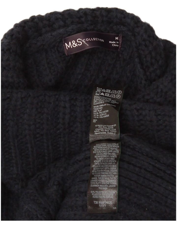 Marks & Spencer Ανδρικό γιλέκο Tank Top Medium Navy Blue Polyester