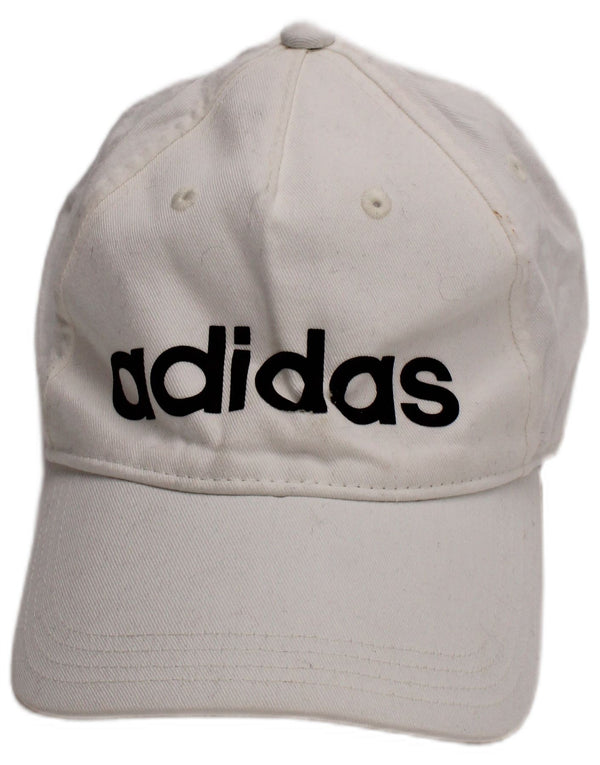 Ανδρικό γραφικό καπέλο μπέιζμπολ Adidas One Size Λευκό βαμβακερό