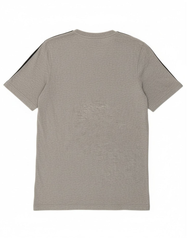 ADIDAS Mens T-Shirt Top Medium Grey Cotton