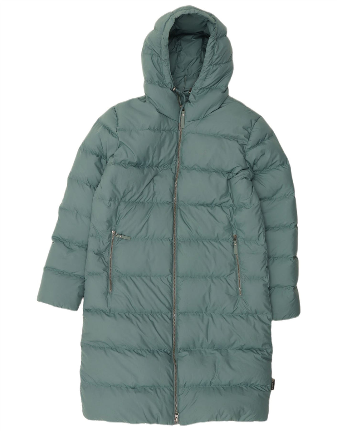 Jack Wolfskin Γυναικείο παλτό με κουκούλα μεγάλου μεγέθους padded UK 10/12 Μεσαίο πράσινο