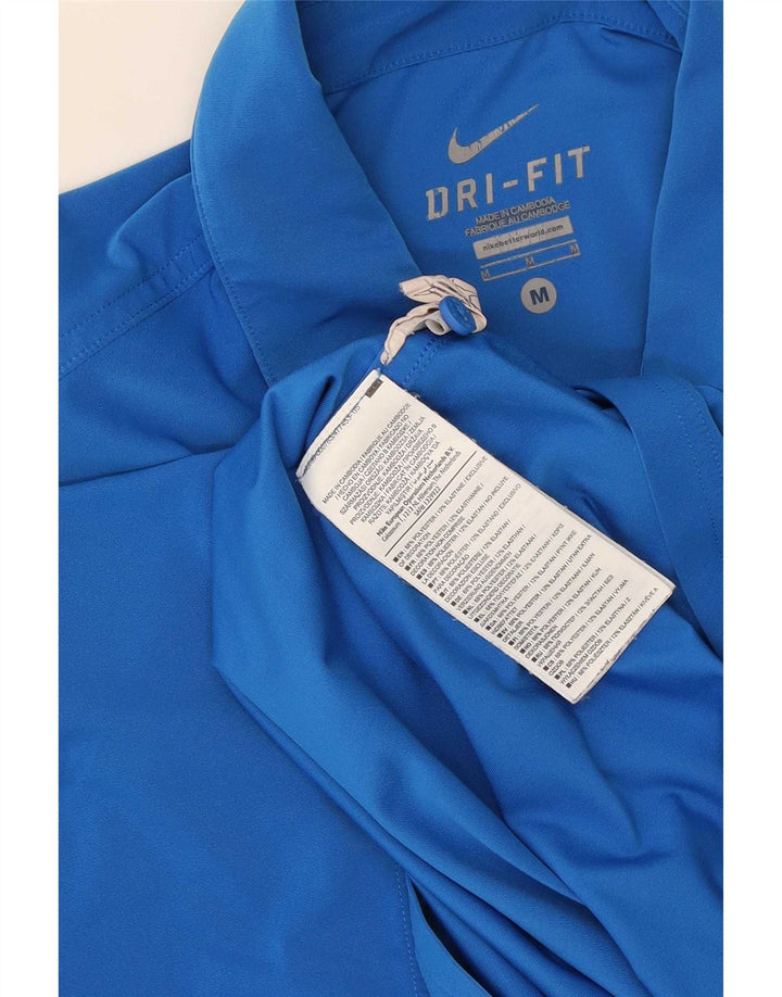 Ανδρικό μπλουζάκι Nike Dri Fit Polo με μεσαίο μπλε πολυεστέρα