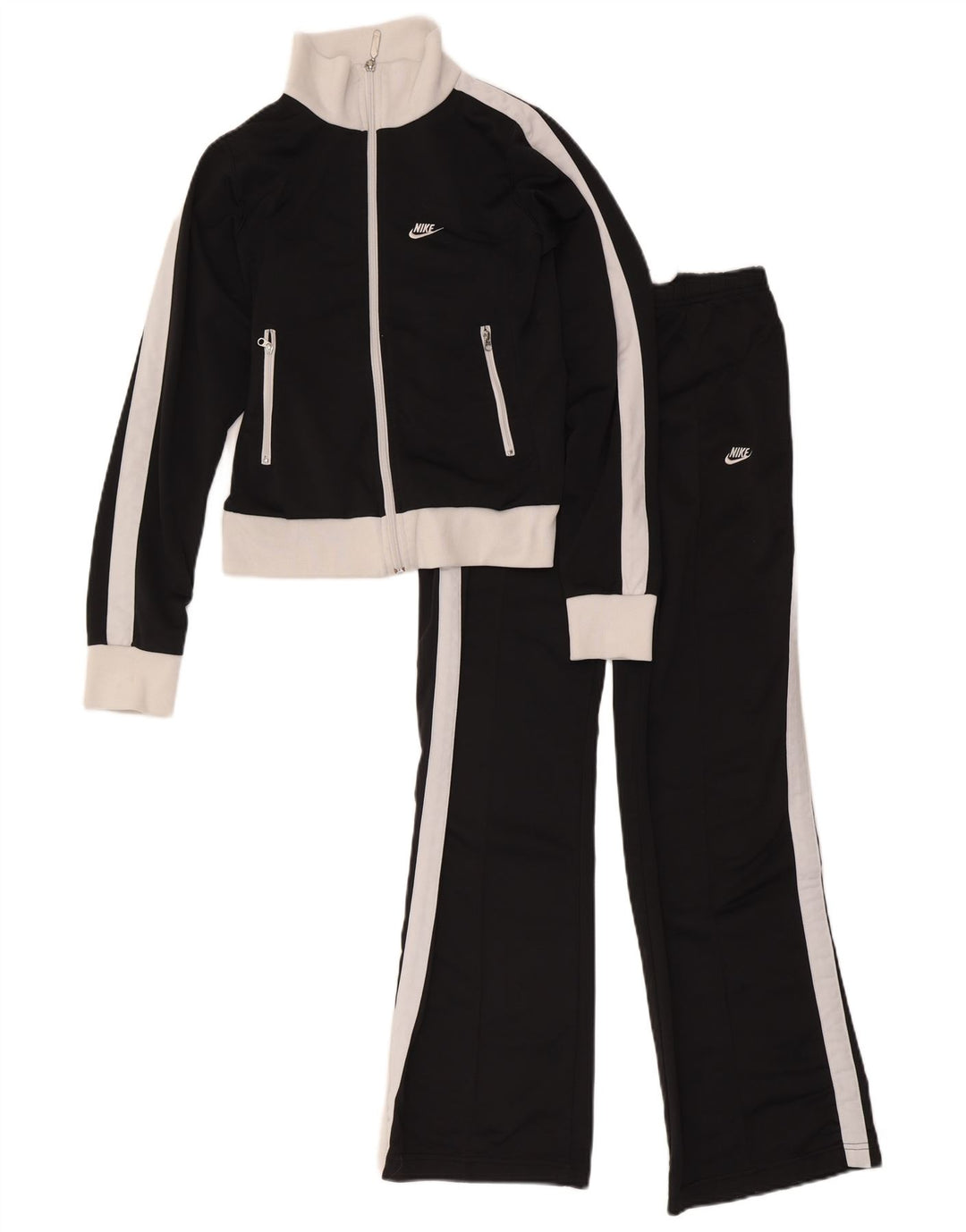 Nike γυναικεία φόρμα UK 8/10 Small Black Colourblock Polyester
