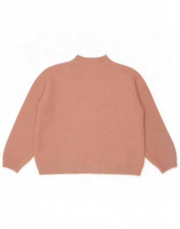 Marks & Spencer Γυναικείο πουλόβερ με λαιμό χελώνα UK 14 Medium Pink