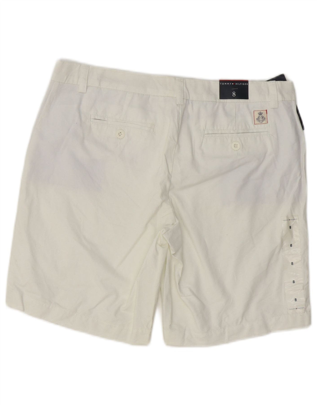 Tommy Hilfiger Γυναικείο Σορτς Chino US 8 Medium W32 Λευκό βαμβακερό