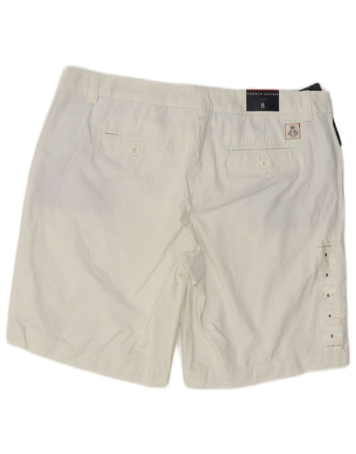 Tommy Hilfiger Γυναικείο Σορτς Chino US 8 Medium W32 Λευκό βαμβακερό