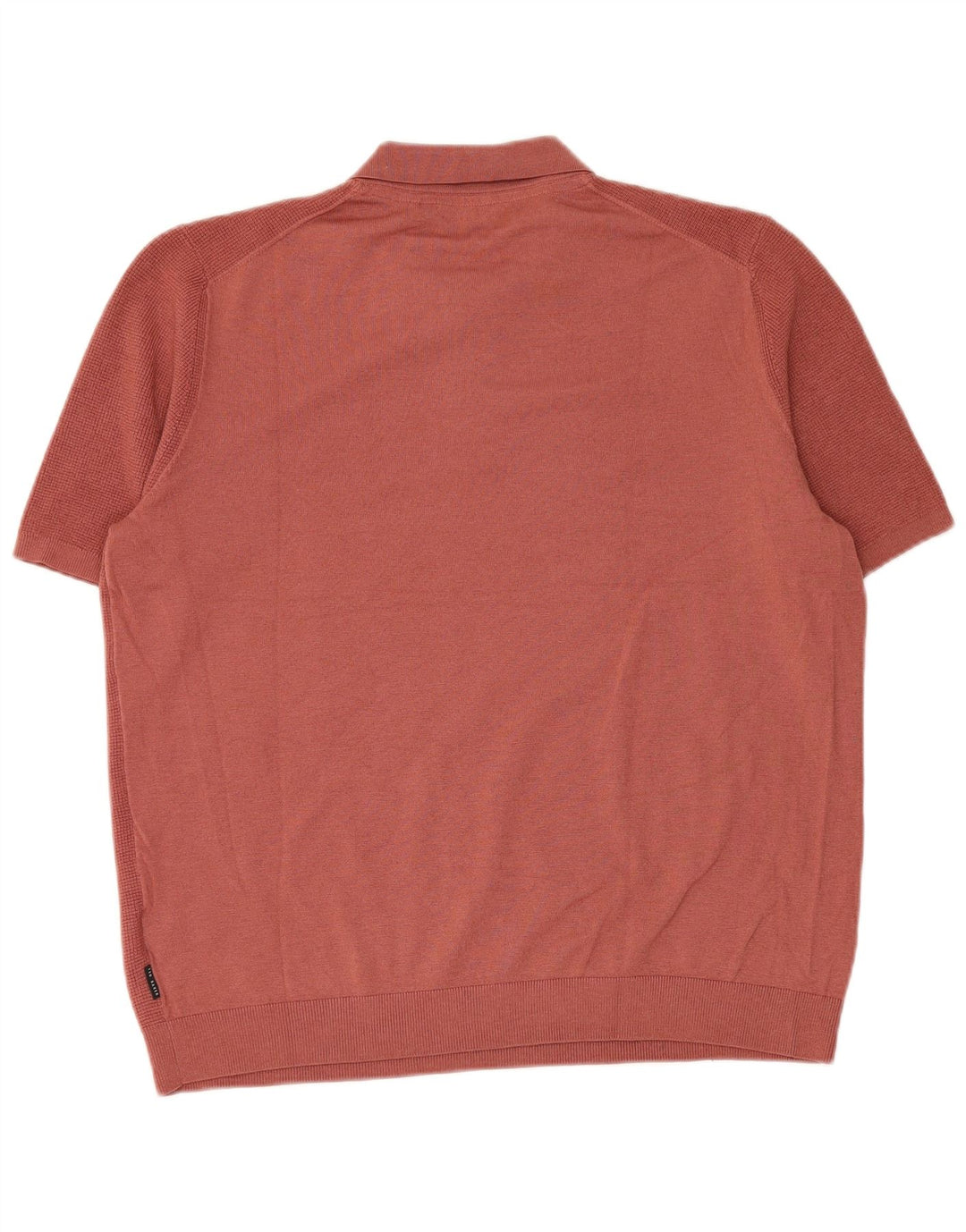 Ted Baker Ανδρικό πουκάμισο Polo Size 6 2XL Red Polyester