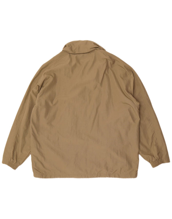Ανδρικό μπουφάν βροχής με κουκούλα Diadora UK 36 Small Khaki Polyamide