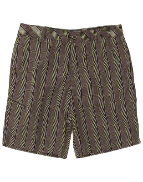 Ανδρικό σορτς Columbia Omni-Shield Cargo W34 Large Grey Check Nylon