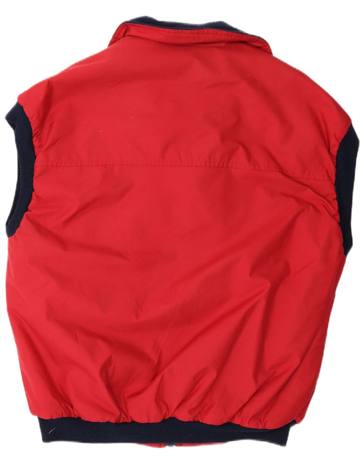Bronte Mens Gilet UK 40 Large Red Polyester
