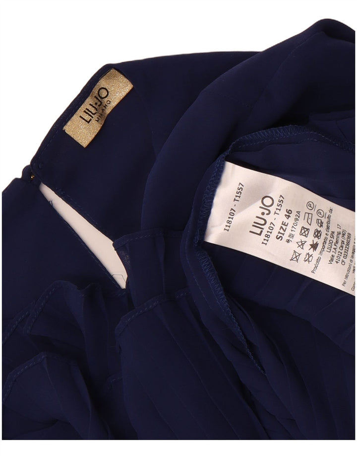 Liu Jo Γυναικεία μπλούζα με μανίκια 3/4 Top IT 46 Large Navy Blue Polyester