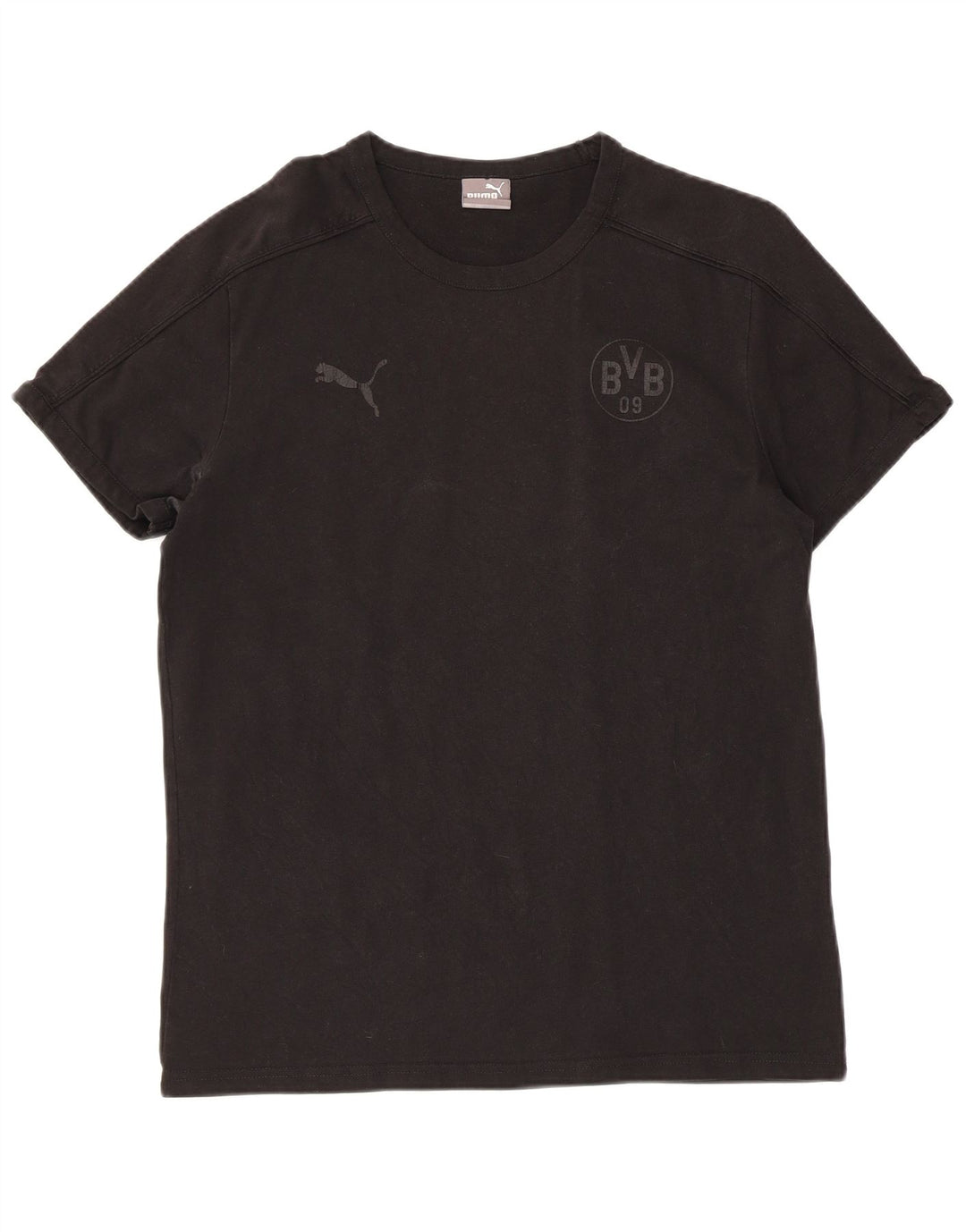 PUMA Ανδρικό T-Shirt BVB Dortmund Top μεγάλο μαύρο βαμβακερό