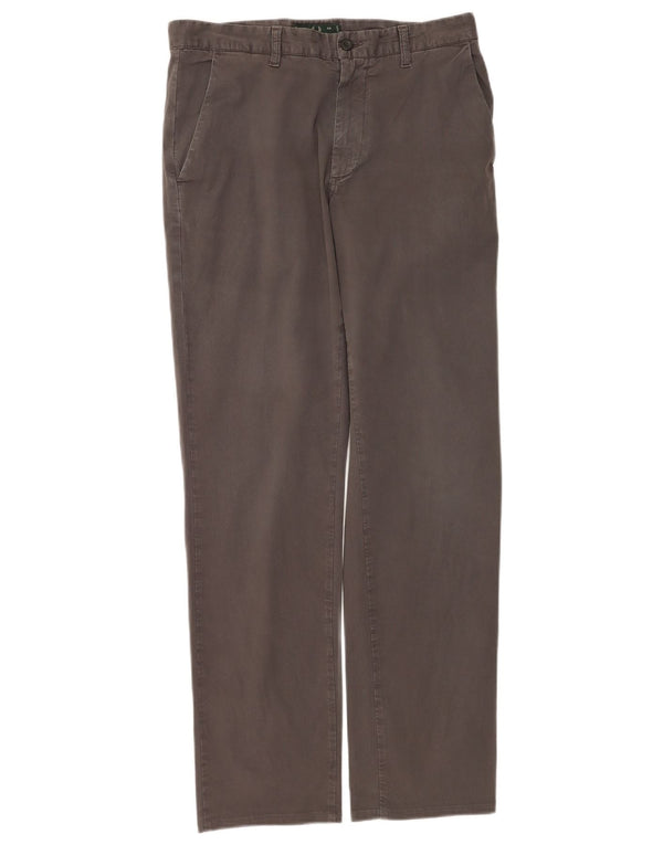 Fred Perry Mens Straight Chino Trousers IT 46 Small W30 L31 Grey