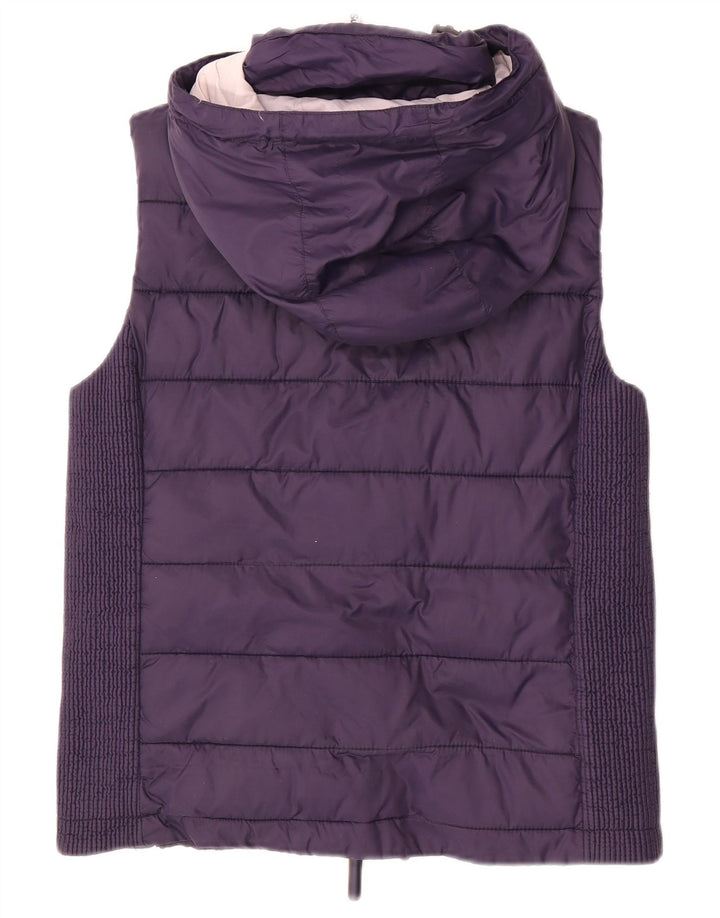 SUPERDRY Γυναικεία κουκούλα με επένδυση Gilet UK 14 Large Navy Blue Polyester