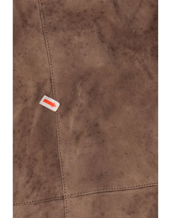 VINTAGE Γυναικείο Παλτό Shearling UK 14 Large Beige