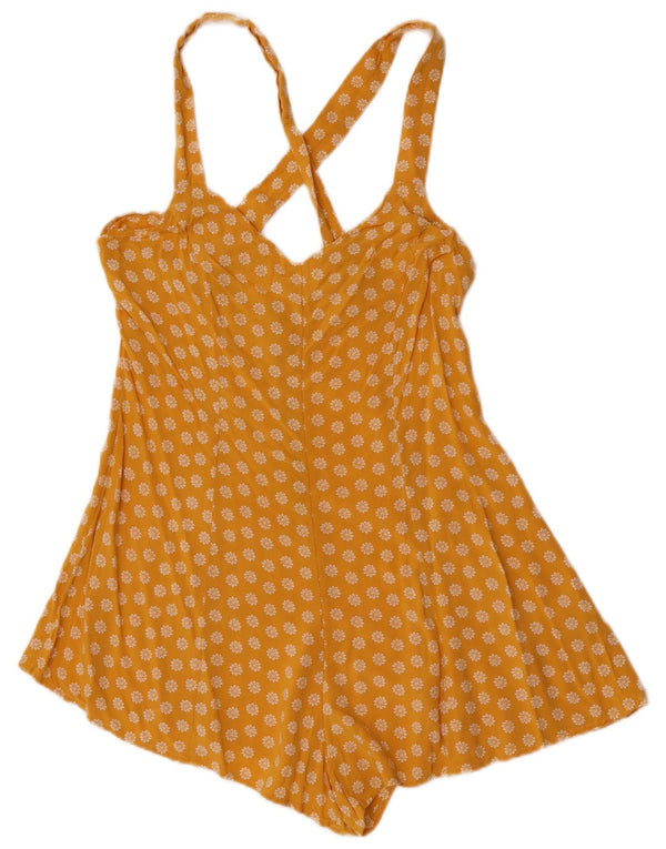 Rip Curl Γυναικείο Αμάνικο Playsuit UK 4 XS Yellow Floral