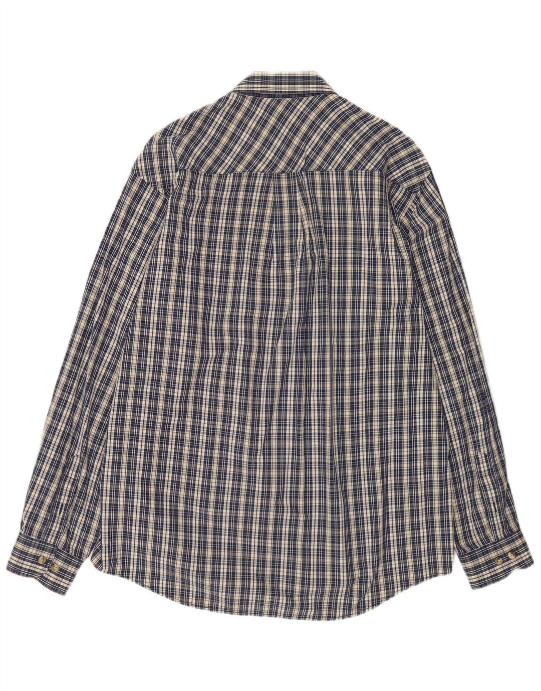 Ανδρικό πουκάμισο Rifle Heritage Large Navy Blue Check Cotton