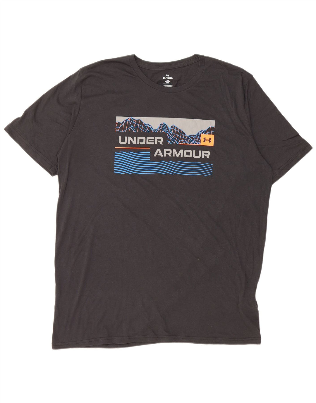 Under Armour Ανδρικό γραφικό T-Shirt Top XL Μαύρο βαμβακερό