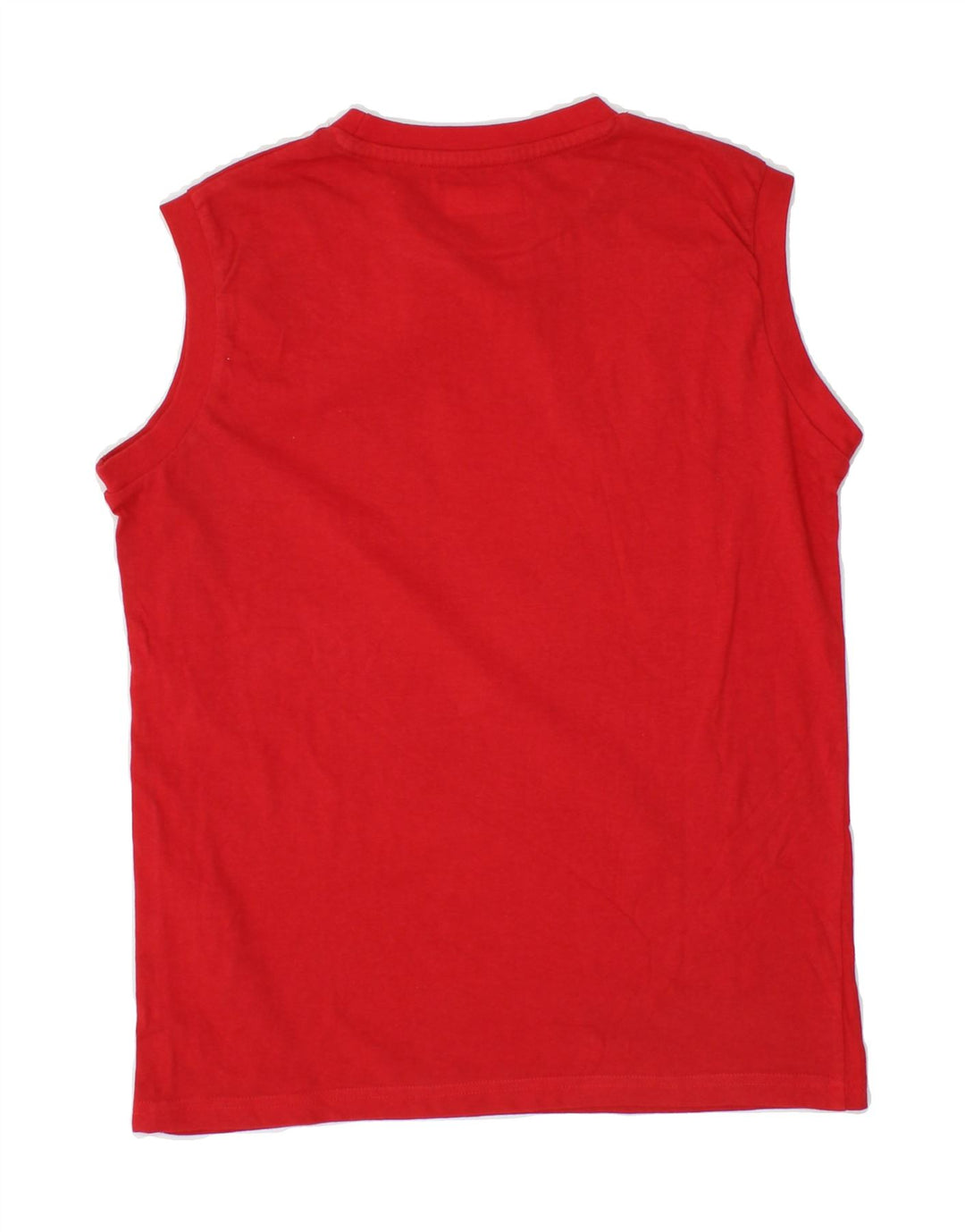 KAPPA Boys Vest Top 11-12 Years Red Vintage Kappa and Second-Hand Kappa from Messina Hembry 