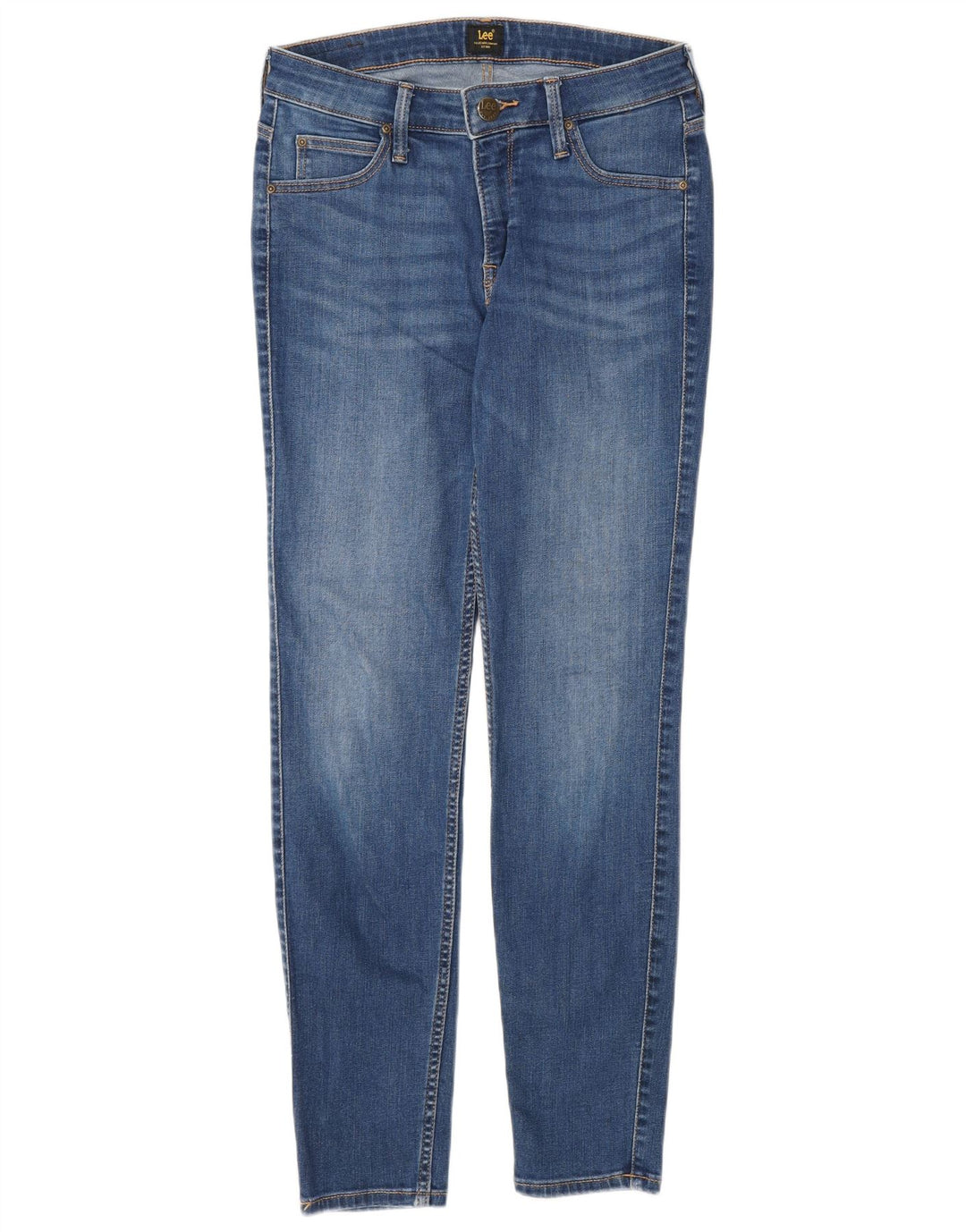 Lee Γυναικείο Skinny Jeans W28 L28 Μπλε βαμβακερό