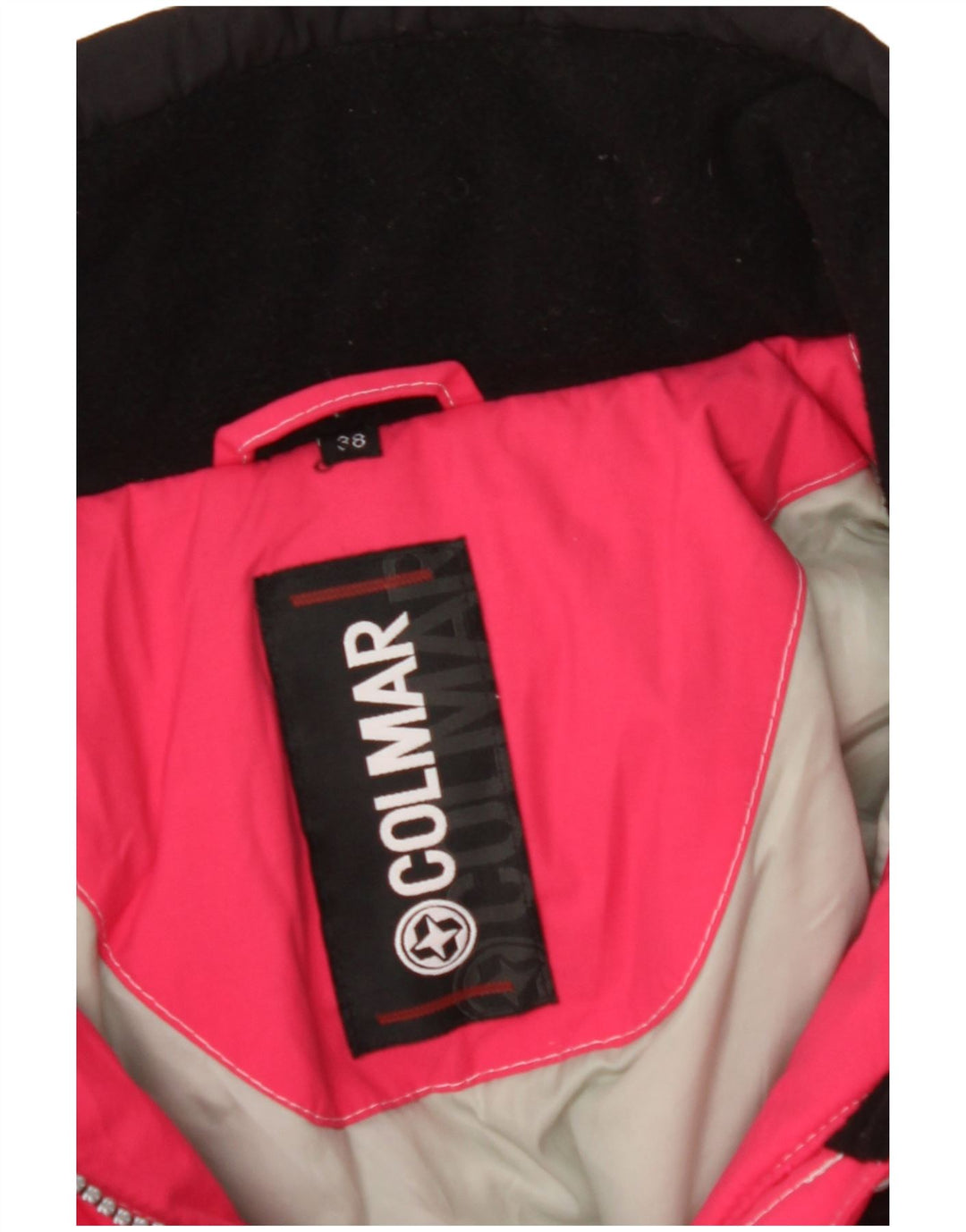 COLMAR Γυναικείο μπουφάν σκι με κουκούλα EU 38 Small Pink Colourblock