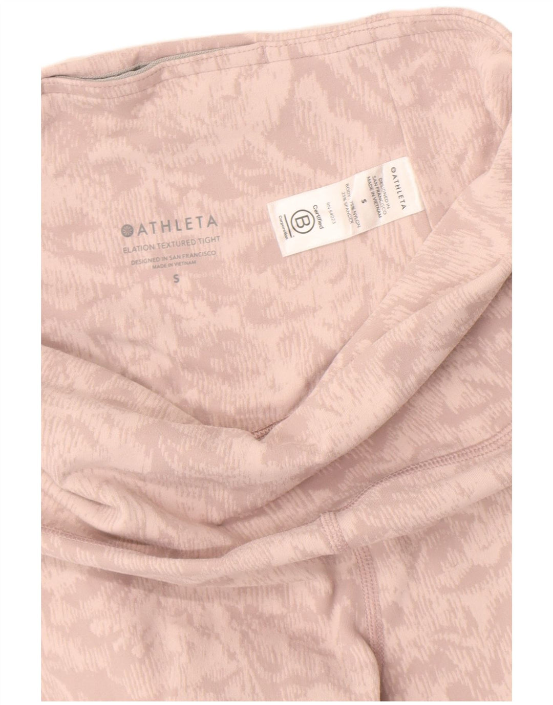 Γυναικεία κολάν Abstract Pattern UK 8 Small Pink Nylon της Athleta