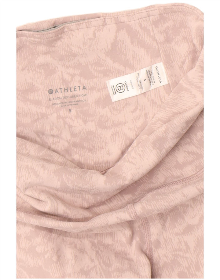 Γυναικεία κολάν Abstract Pattern UK 8 Small Pink Nylon της Athleta