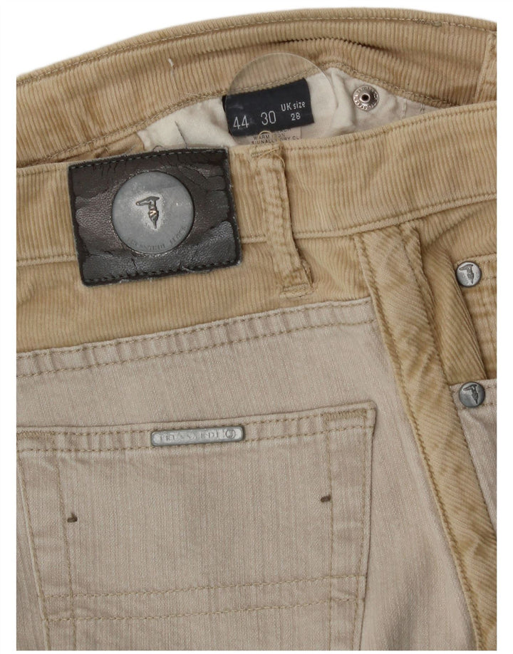 Γυναικεία ίσια τζιν Trussardi IT 44 Medium W28 L28 Beige Colourblock