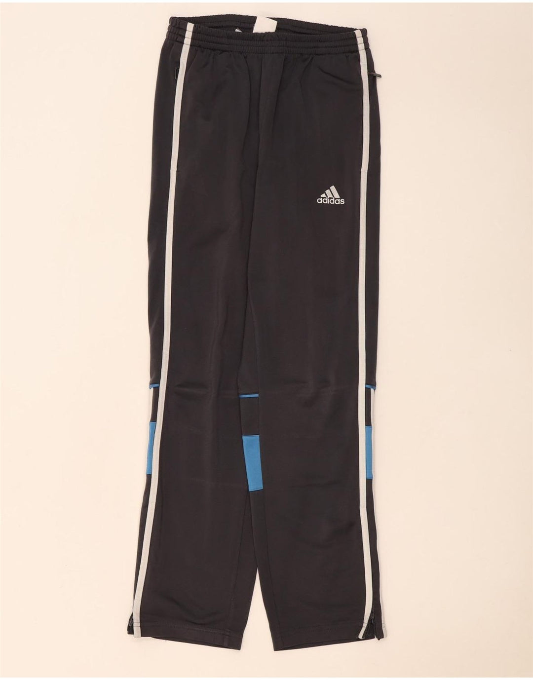 Παντελόνι αθλητικής φόρμας Adidas Boys 11-12 Years Grey Colourblock Polyester