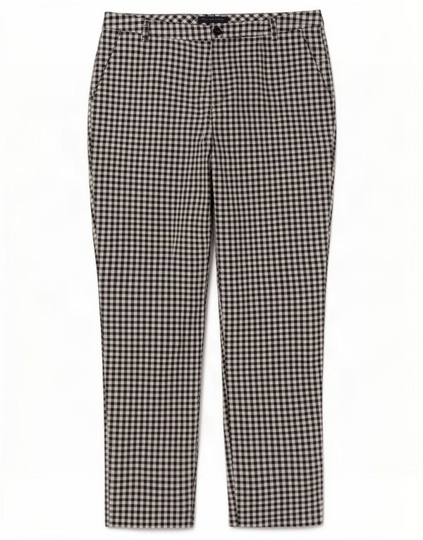 Marks & Spencer Γυναικεία Casual Παντελόνια UK 14 Large W36 L28 Black Gingham