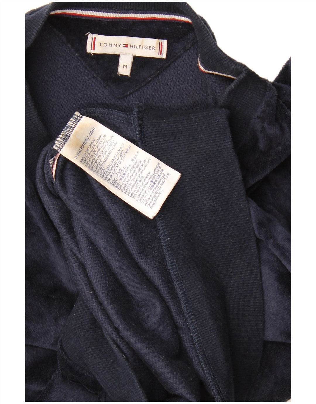 Γραφικό ανδρικό φούτερ Tommy Hilfiger Jumper Medium Navy Blue Colourblock