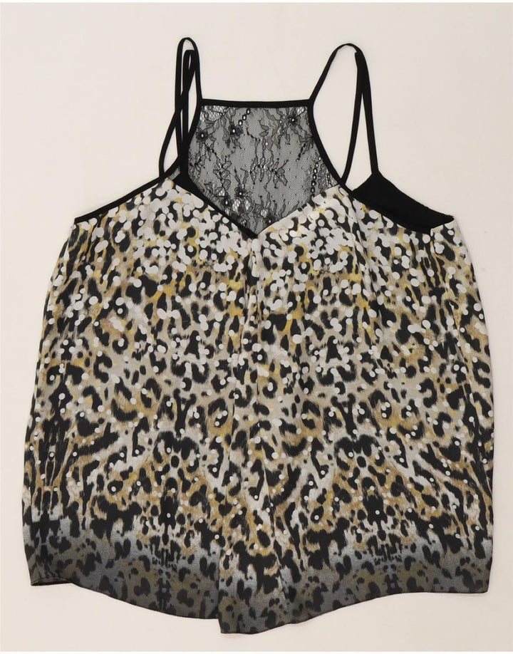 COAST Womens Cami Top UK 16 Large  Multicoloured Animal Print Polyester Vintage Coast and Second-Hand Coast from Messina Hembry 