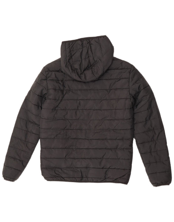 Jack & Jones Ανδρικό μπουφάν με κουκούλα UK 34 XS μαύρο πολυεστέρα