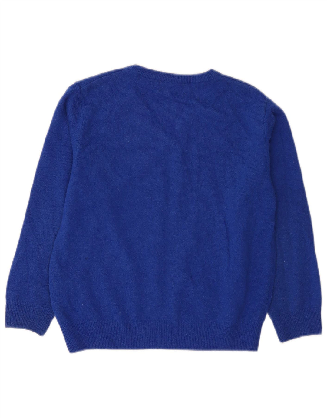Πουλόβερ Kappa Boys V-Neck Jumper 7-8 ετών Μεσαίο μπλε Lambswool