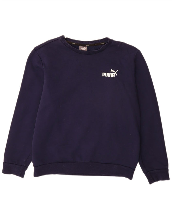 Ανδρικό φούτερ PUMA Jumper Small Navy Blue από βαμβάκι