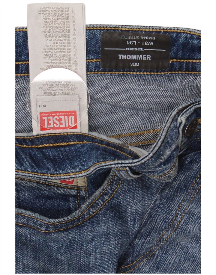 Diesel Ανδρικό Thommer Slim Jeans W31 L34 Μπλε βαμβακερό