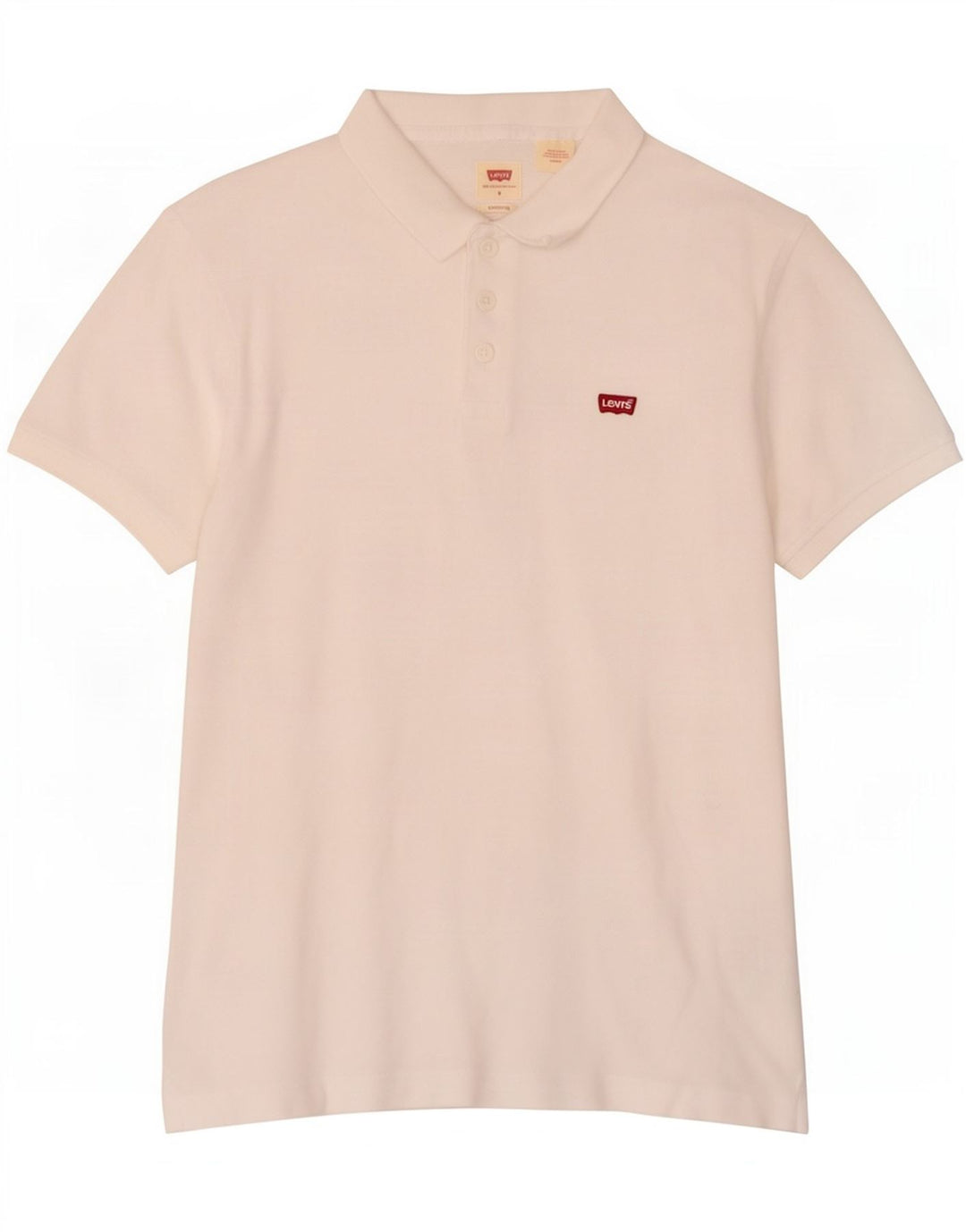 Ανδρικό πουκάμισο Levi's Standard Polo Μικρό λευκό βαμβακερό