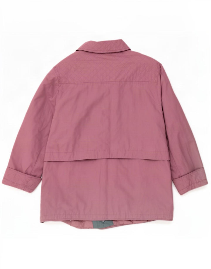 Vintage Γυναικείο Loose Fit Utility Jacket UK 18 XL Purple Polyester