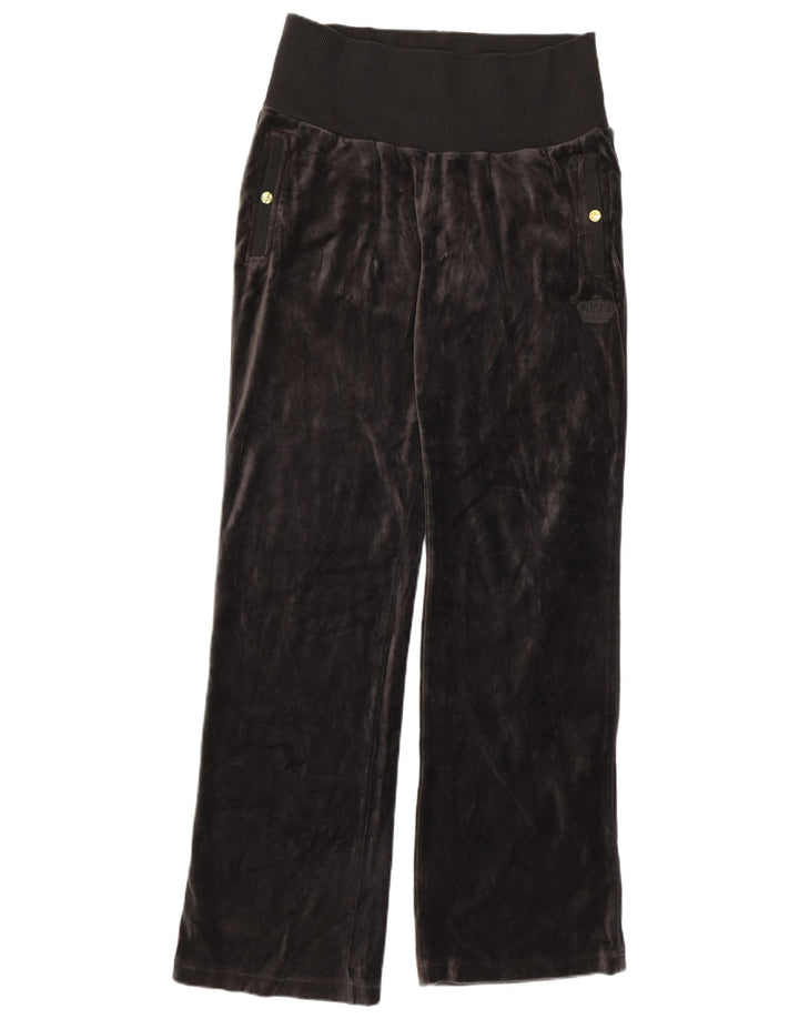 Γυναικεία βελούδινη αθλητική φόρμα Adidas UK 14 μεγάλα βαμβακερά γκρι