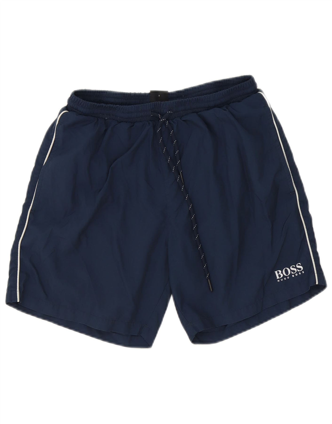 Ανδρικό σορτς κολύμβησης Hugo Boss Μικρό Navy Blue Polyester