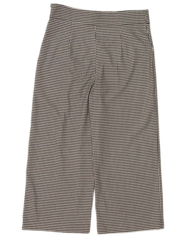 Zara Γυναικείο Ψηλόμεσο Παντελόνι XL W36 L25 Μαύρο Houndstooth